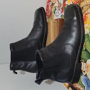 ROCKPORT Chelsea Black Leather Boot 10M
